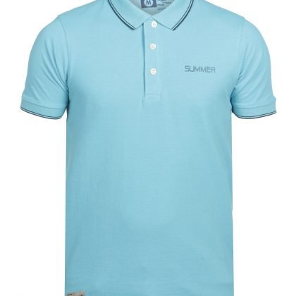 POLO Shirt – Short sleeve – Golf T-Shirt -Sky Blue