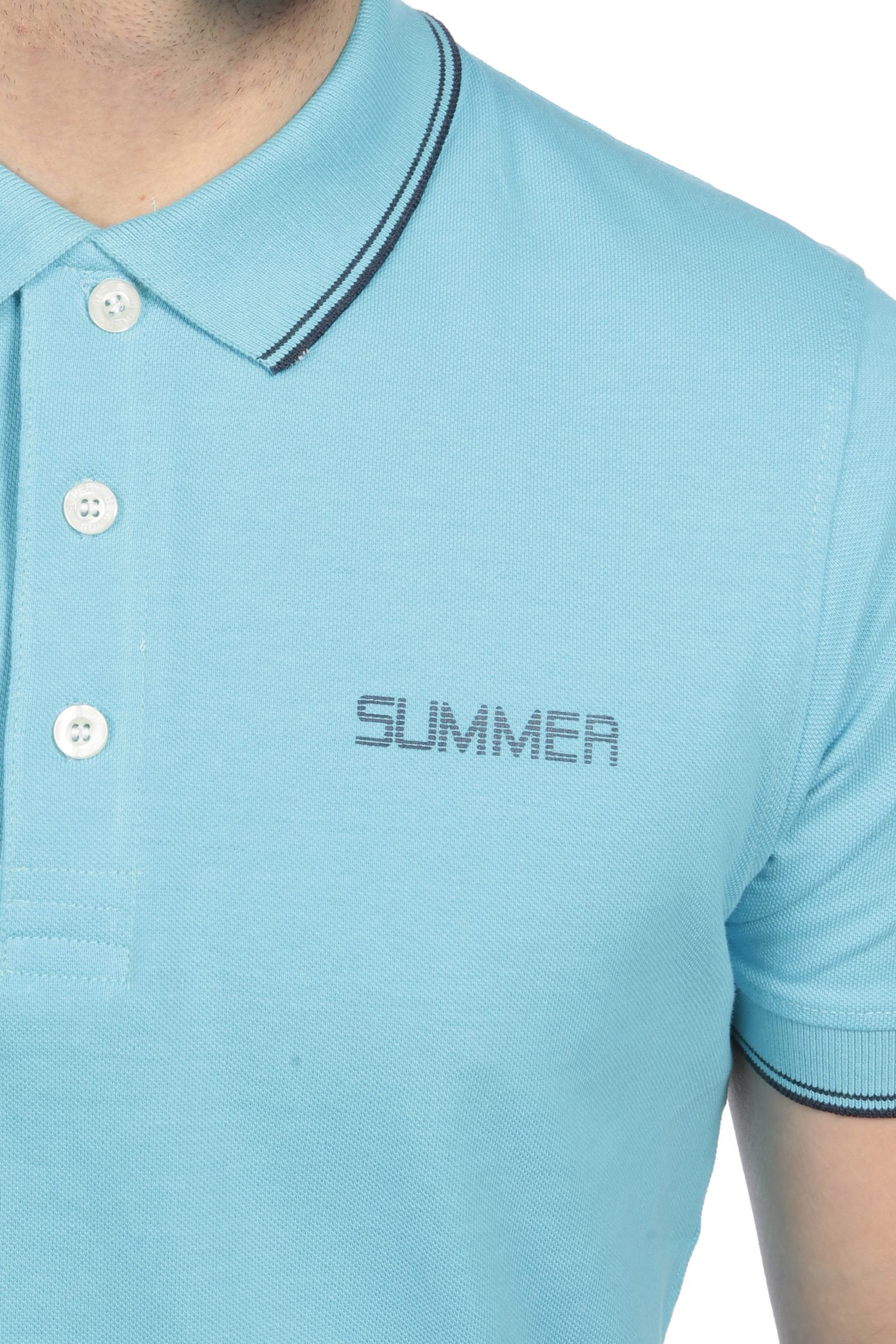 Sky blue clearance golf shirt