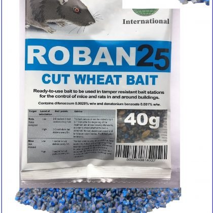 Rat mouse bait Fast Acting Roban 25 Cut Wheat bait