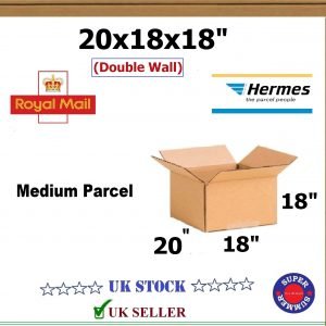 20x18x18" Medium Parcel  (Double wall) Royal Mail Cardboard Boxes Postal Packing