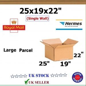 25x19x22" Large Parcel (Single Wall)  Royal Mail Cardboard Boxes Postal Packing