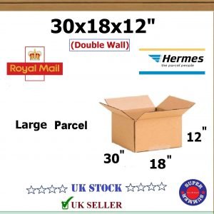 30x18x12" Large Parcel (Double Wall)  Royal Mail Cardboard Boxes Postal Packing