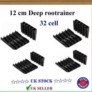 Reusable Deep | Root Trainer | Haxnicks Propagation System | (8x4) 32 Cell Pack